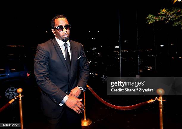 Sean "Diddy" Combs attends the birthday celebration of DJ Enuff at The Griffin on January 30, 2013 in New York City.
