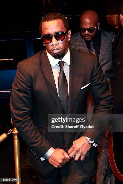 Sean "Diddy" Combs attends the birthday celebration of DJ Enuff at The Griffin on January 30, 2013 in New York City.