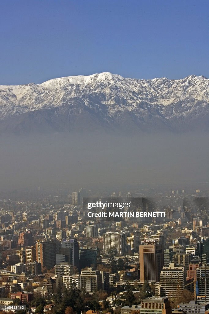 CHILE-SANTIAGO-POLLUTION