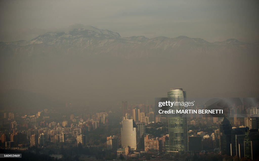 CHILE-SANTIAGO-POLLUTION