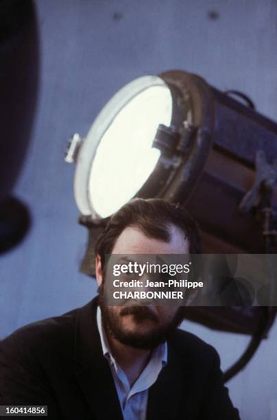 American film director Stanley Kubrick on the set of the movie '2001: A Space Odyssey', 1968 in United Kingdon.