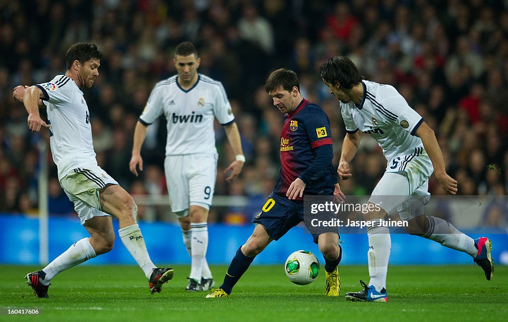 Real Madrid CF v FC Barcelona - Copa del Rey - Semi Final First Leg