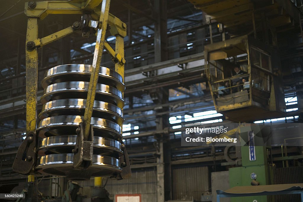 Steel Pipe Manufacture For Oil And Gas Industry At Interpipe Ukraine LLC's New Mill