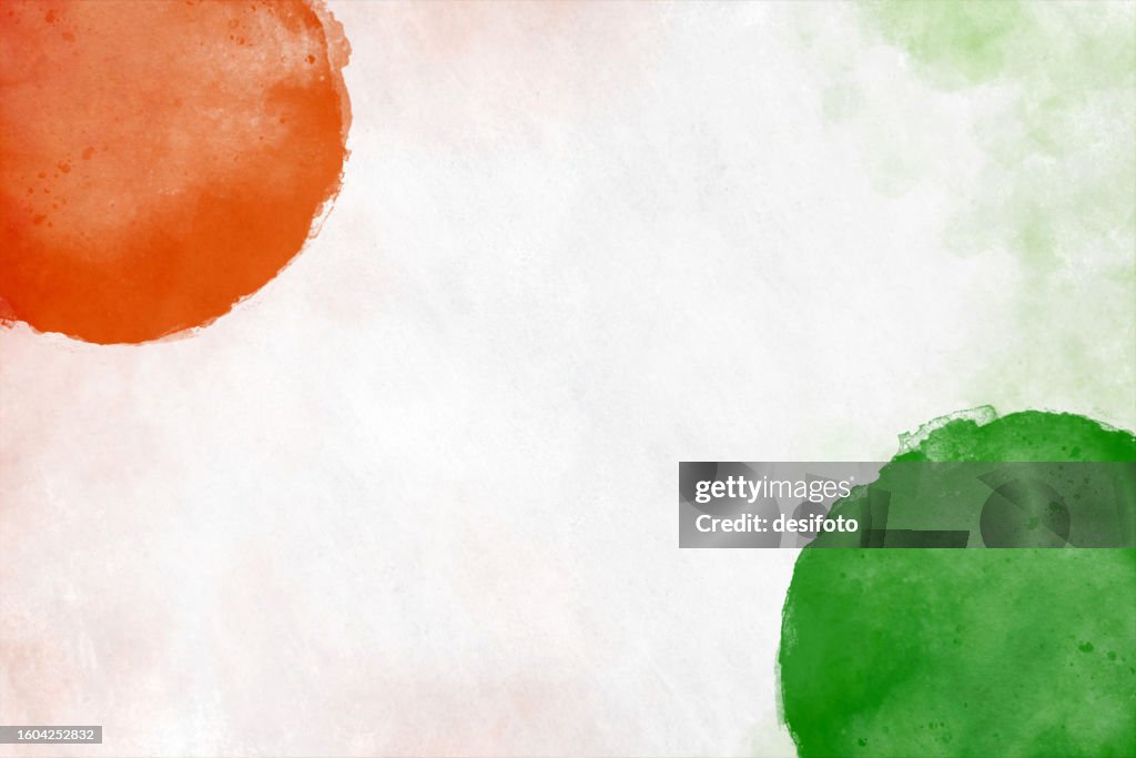 Horizontal Tri Color Horizontal Backgrounds Of Tricolor Flag Colors In Bright Orange Or ...
