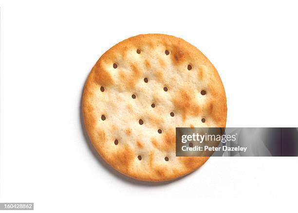 round cracker with copy space - kex bildbanksfoton och bilder