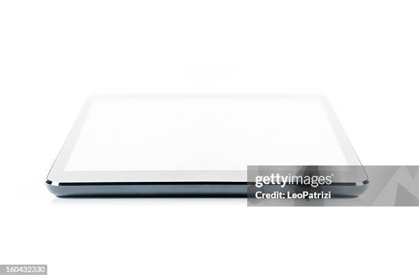 moderne digitale tablet - tablet 3d stock-fotos und bilder