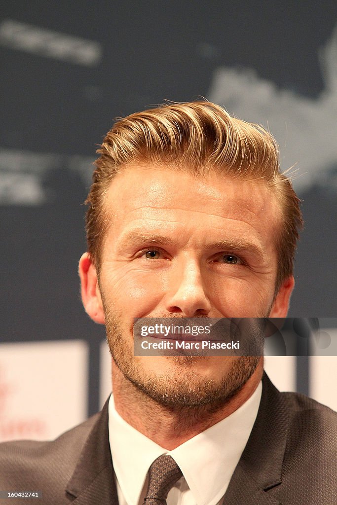 David Beckham Signs For Paris Saint-Germain