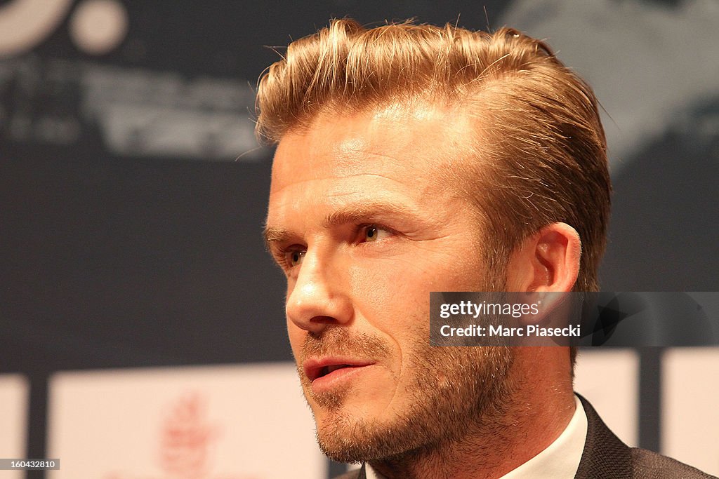 David Beckham Signs For Paris Saint-Germain