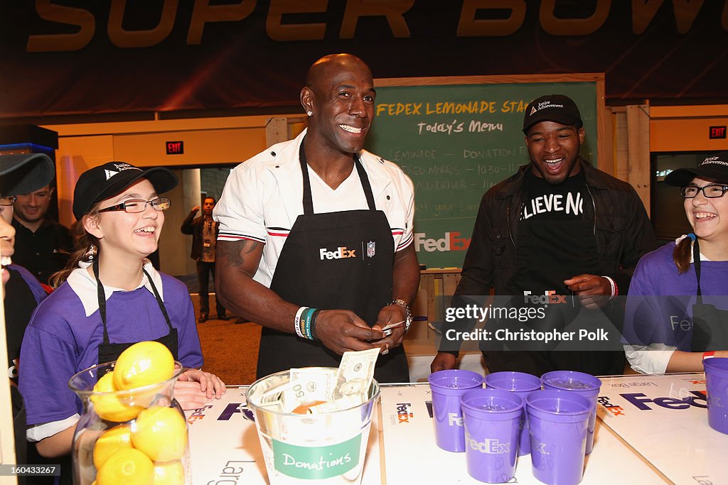 FedEx Opened First-Ever Lemonade Stand For Charity In New Orleans, Enlisted NFL Stars To Help Raise Funding For Junior Achievement Students