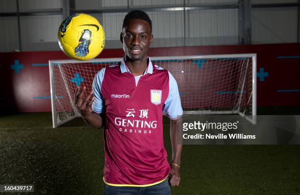 Simon Dawkins of Aston Villa poses for a picture at the club's training ground at Bodymoor Heath on January 31, 2013 in Birmingham, England.