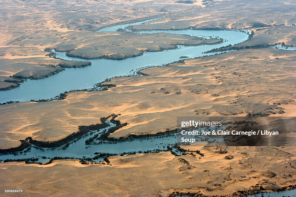 Above Lake Nasser, Egypt.