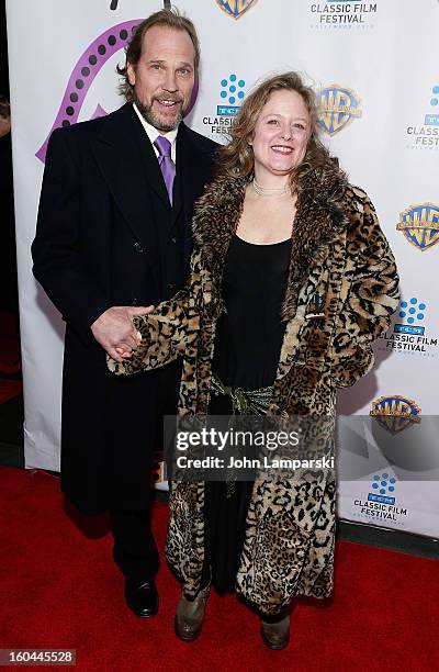 Nicole Fosse and guest attend "Cabaret" 40th Anniversary New York Screening at Ziegfeld Theatre on January 31, 2013 in New York City.