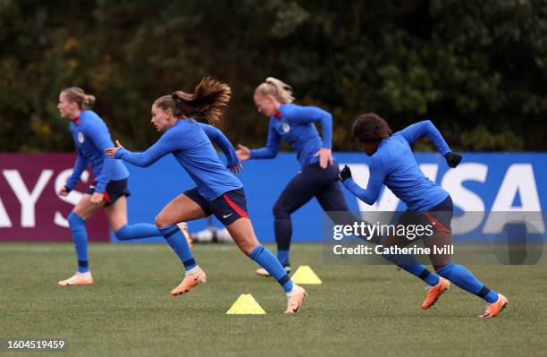 Lieke Martens of Netherlands during a Netherlands training session during the the FIFA Women's World Cup Australia & New Zealand 2023 at Martin...