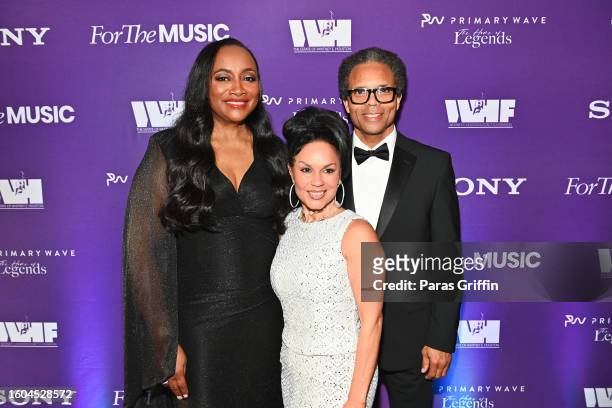 Pat Houston, Jesse Jackson Jr. And guest attend the Whitney Houston Legacy Foundation of Love Gala at The St. Regis Atlanta on August 09, 2023 in...