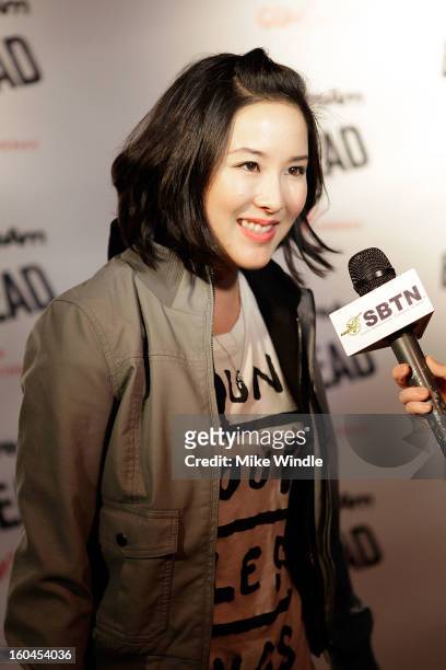 Actress Grace Su attends KoreAm Journal and Audrey Magazine's advanced screening of "Bullet To The Head" at CGV Cinemas on January 31, 2013 in Los...