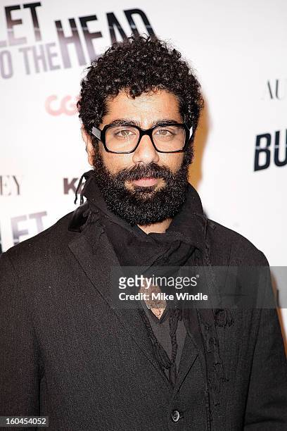 Actor Mousa Kraish arrives at KoreAm Journal and Audrey Magazine's advanced screening of "Bullet To The Head" at CGV Cinemas on January 31, 2013 in...