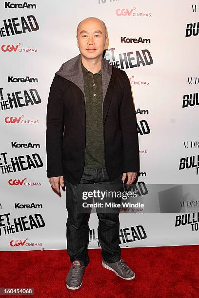 Actor C.S. Lee attends KoreAm Journal and Audrey Magazine's advanced screening of "Bullet To The Head" at CGV Cinemas on January 31, 2013 in Los...