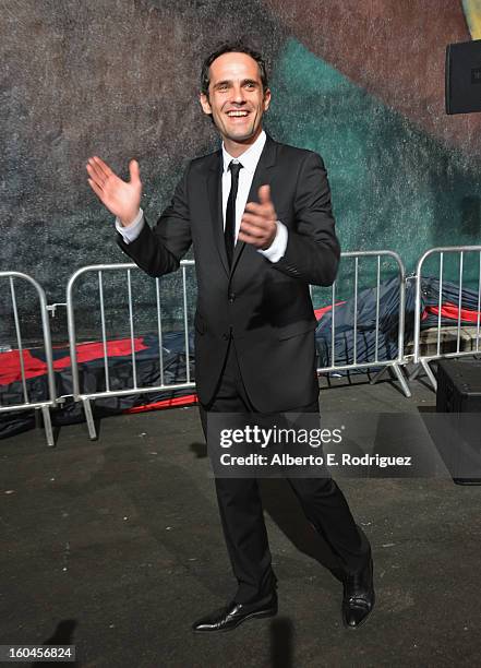 Actor Rasha Bukvic attends the dedication and unveiling of a new soundstage mural celebrating 25 years of "Die Hard" at Fox Studio Lot on January 31,...