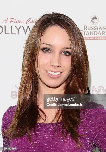 Celeste Fianna attends the "A Place Called Hollywood" Official Wrap Party held at the Smoke Steakhouse on January 31, 2013 in West Hollywood,...