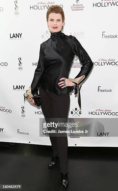 Carrie Genzel attends the "A Place Called Hollywood" Official Wrap Party held at the Smoke Steakhouse on January 31, 2013 in West Hollywood,...
