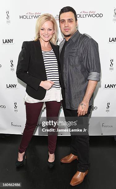 Martha Madison and Gregori J. Martin attend the "A Place Called Hollywood" Official Wrap Party held at the Smoke Steakhouse on January 31, 2013 in...