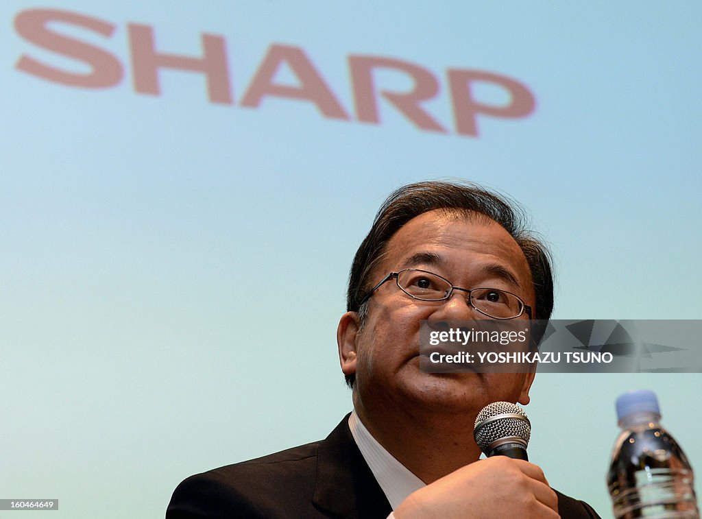 JAPAN-ELECTRONICS-COMPANY-EARNINGS-SHARP