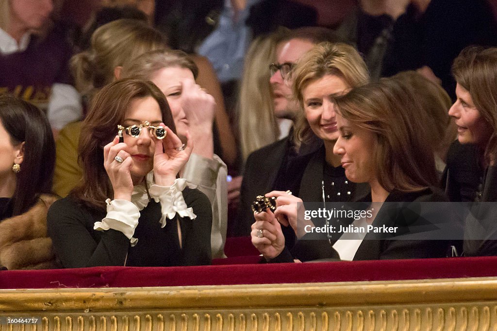 Princess Mary and Princess Marie Of Denmark Attend Malene Birger Show During Copenhagen Fashion Week