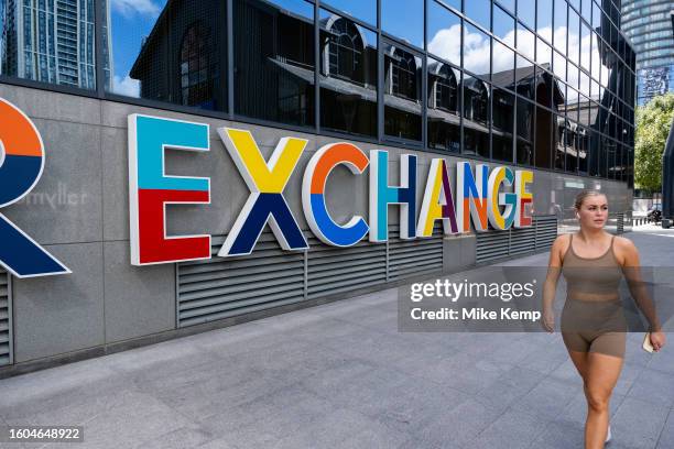 Harbour Exchange, contemporary office space available for rent at the heart of Canary Wharf financial district on 15th August 2023 in London, United...