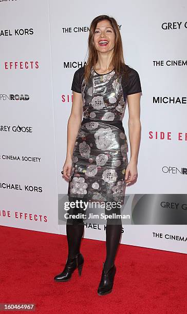 Jill Hennessy attends the Open Road With The Cinema Society And Michael Kors Host The Premiere Of "Side Effects" at AMC Lincoln Square Theater on...