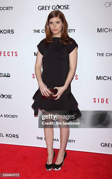Kate Mara attends the Open Road With The Cinema Society And Michael Kors Host The Premiere Of "Side Effects" at AMC Lincoln Square Theater on January...