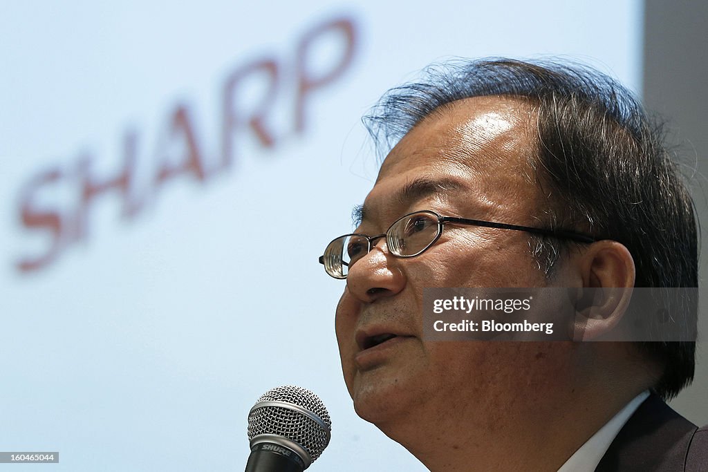 Sharp President Takashi Okuda Earnings News Conference