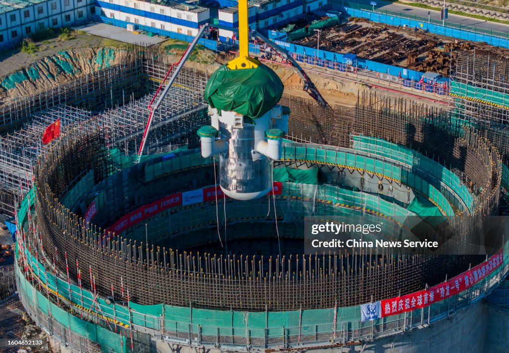 One Core Module Aerial view of the core module of China's Linglong One, the world's ...