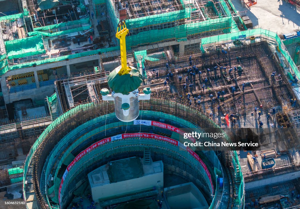 Core Module Aircraft Aerial view of the core module of China's Linglong One, the world's ...