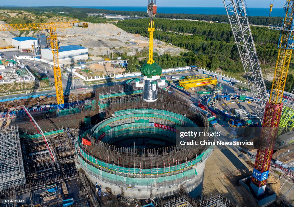 Core Module Aircraft Aerial view of the core module of China's Linglong One, the world's ...