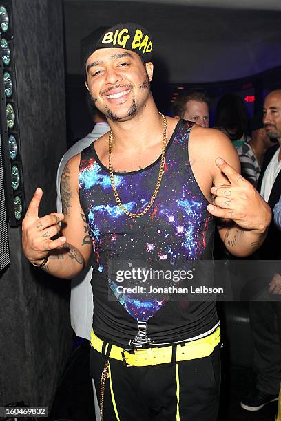 SkyBlu at the SkyBlu "Pop Bottles" Single Release Party at Lure on January 31, 2013 in Hollywood, California.