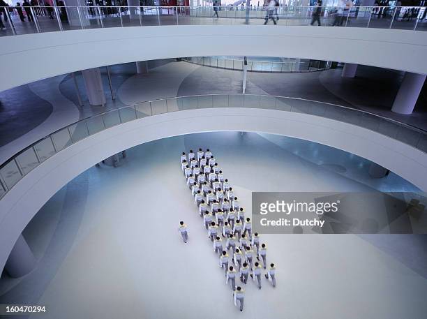 security platoon marching towards destination in shanghai - marching forward stock pictures, royalty-free photos & images
