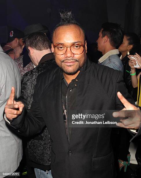 Apl.de.ap at the SkyBlu "Pop Bottles" Single Release Party at Lure on January 31, 2013 in Hollywood, California.