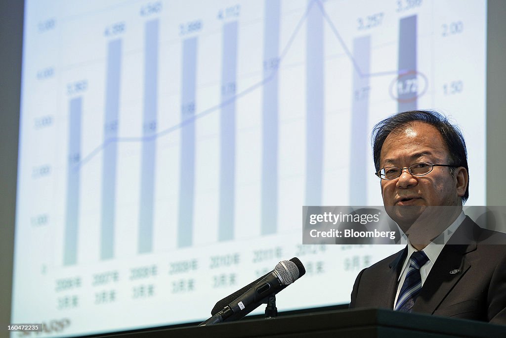 Sharp President Takashi Okuda Earnings News Conference