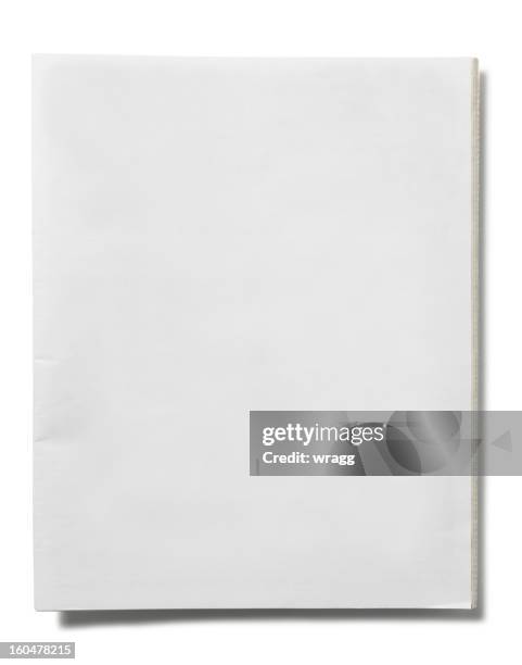 periódico en blanco - espacio en blanco fotografías e imágenes de stock