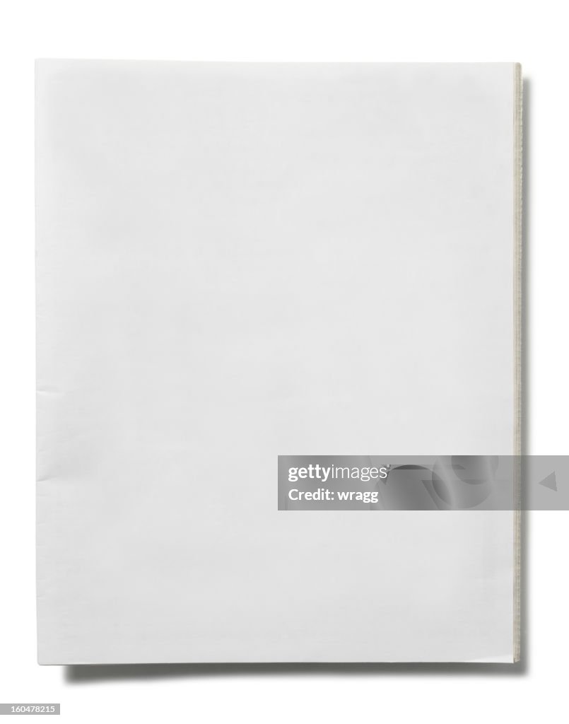 Blank Newspaper