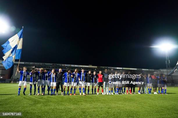 Joey Roggeveen of FC Den Bosch, Victor van den Bogert of FC Den Bosch, Yuya Ikeshita of FC Den Bosch, Gedion Zelalem of FC Den Bosch, Vieri Kotzebue...