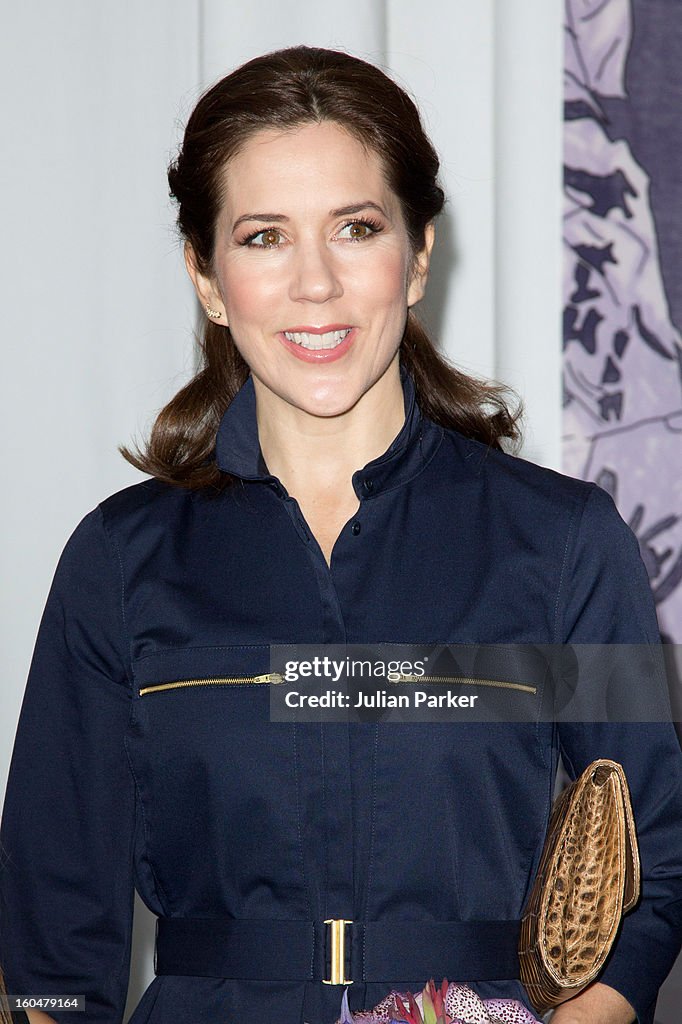 Crown Princess Mary Of Denmark Visits The Copenhagen International Fashion Fair At Copenhagen Fashion Week