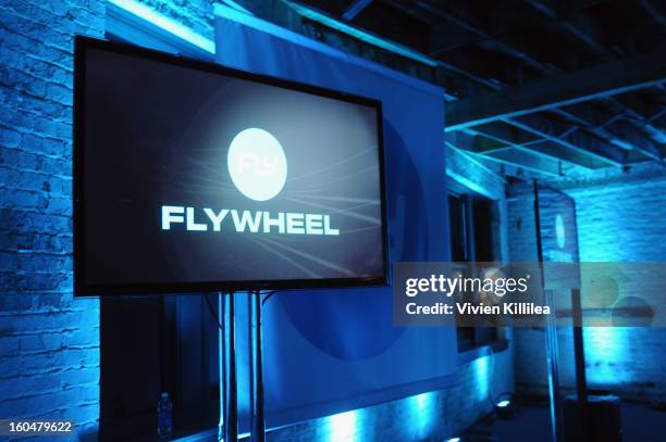 General view of atmosphere at The Flywheel Challenge at the NFL House hosted by Shannon Sharpe at The Chicory on February 1, 2013 in New Orleans,...