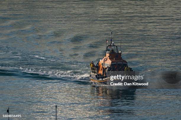 Dover Life Raft 436 Dover Lifeboat Stock Photos, High-Res Pictures, and Images - Getty ...