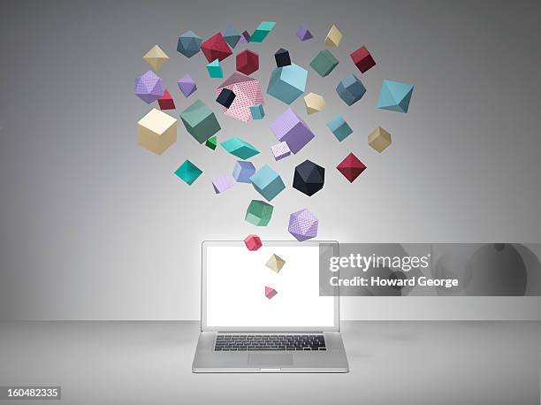 160 Floating Laptop No People Stock Photos, High-Res Pictures, and ...