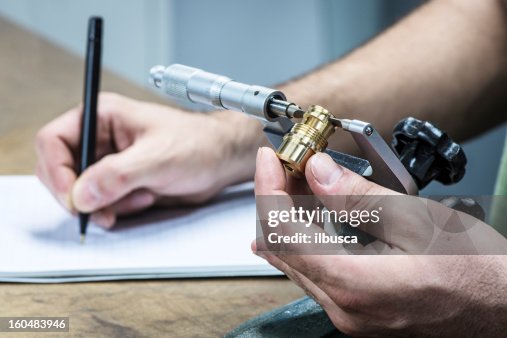 Precision Quality Control Precision Measurement Industry Quality Control High-Res Stock Photo ...