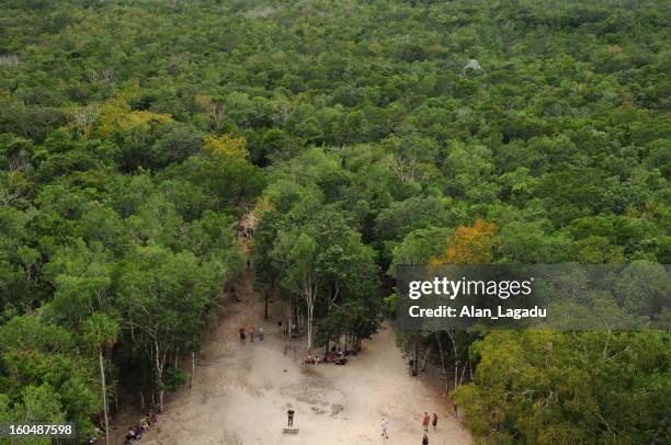 try it, mexico. - coba stock pictures, royalty-free photos & images