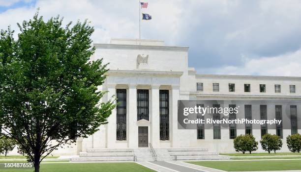 federal reserve, washington dc - us federal reserve building stock pictures, royalty-free photos & images