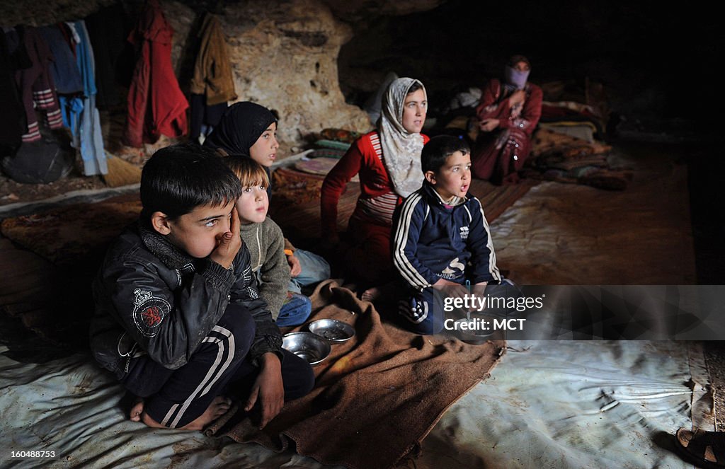 Syrian refugees in al Sahriah