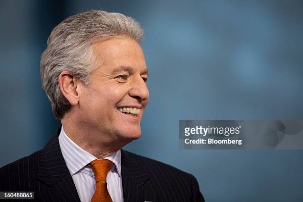Juan Ramon Alaix, chief executive officer of Zoetis Inc., speaks during an interview in New York, U.S., on Friday, Feb. 1, 2013. Zoetis Inc., the...